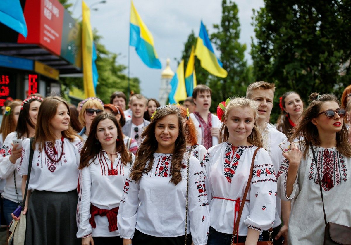 Во всех регионах Украины общее количество патриотически настроенных граждан превышает 75%